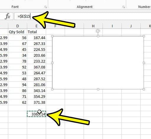 Как отображать формулы ячеек в текстовых полях Excel 2013